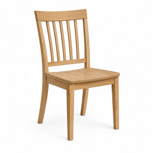 Silla de comedor de madera de roble 45x50x85 cm